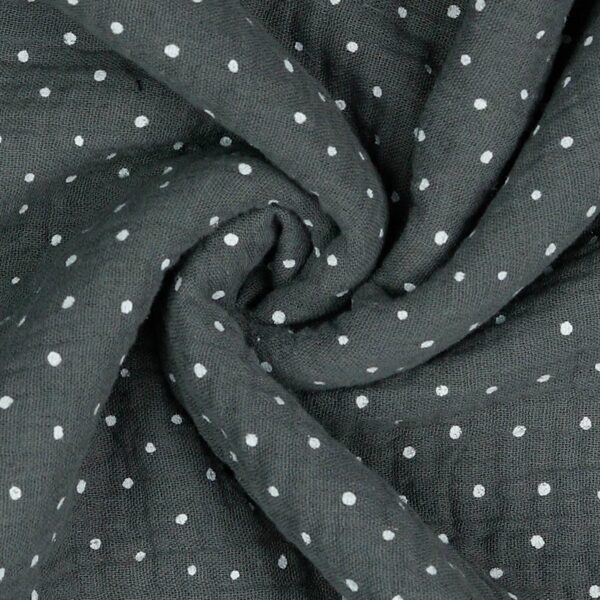 Muslins ar pumpiņām “Dark Grey”
